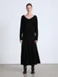 Lafayette 148 New York Responsible Fine Gauge Merino Knit Skirt Black Ready To Wear Skirts