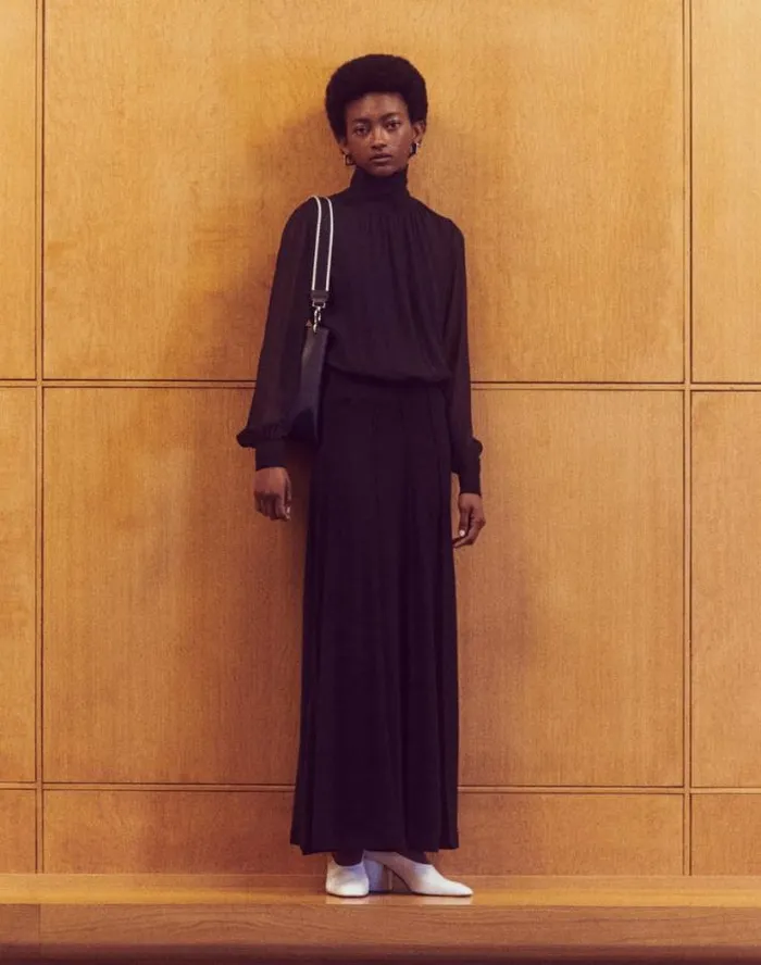 Lafayette 148 New York Responsible Fine Gauge Merino Knit Skirt Black Ready To Wear Skirts
