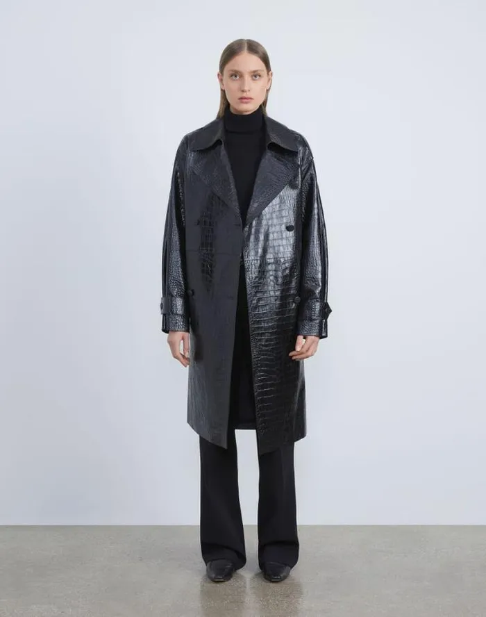 Lafayette 148 New York Responsible Wool Double Face Gates Pant Black Ready To Wear Pants and Shorts