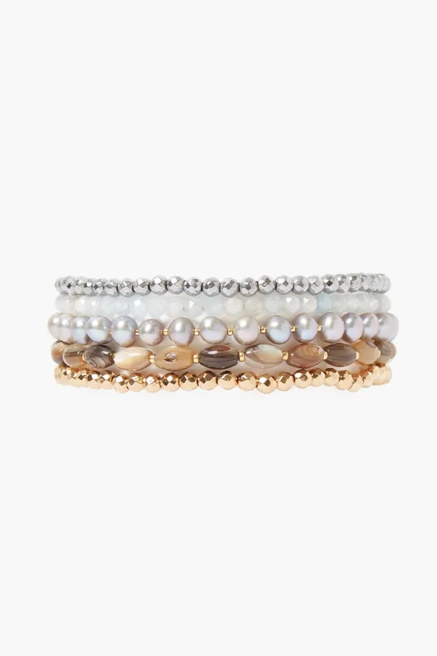 Laguna Naked Wrap Bracelet Gold Mix Women Chan Luu Bracelets