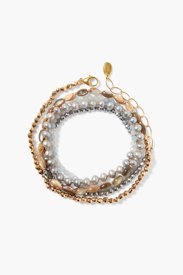 Laguna Naked Wrap Bracelet Gold Mix Women Chan Luu Bracelets
