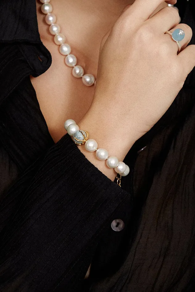 Lark Bracelet White Pearl Mix Women Chan Luu Bracelets