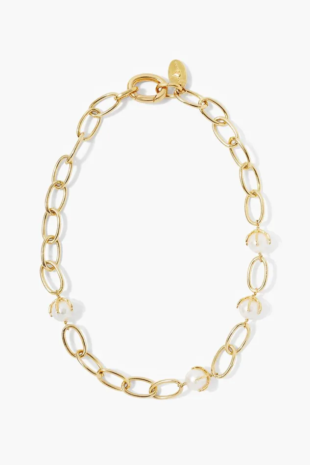 Lark Chain Necklace White Pearl Women Chan Luu Necklaces