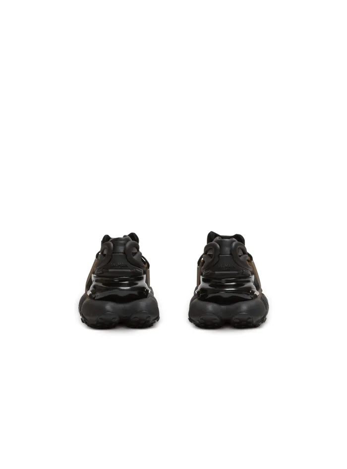 Leather Unicorn Lowtop Sneakers Black Women Balmain Sneakers