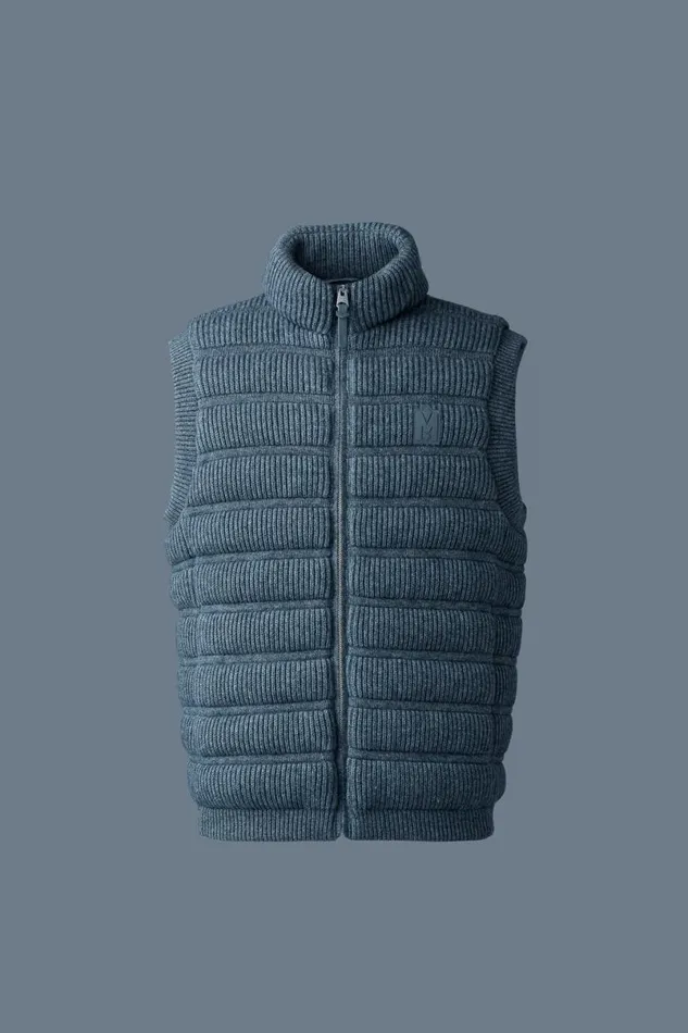 Light Down Jackets Men Mackage ALAN Cashmere Light Down Vest Cream Light Down Jackets Men Mackage ALAN Cashmere Light Down Vest Cream