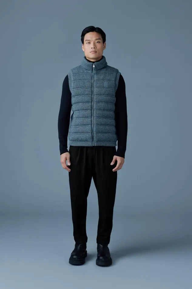 Light Down Jackets Men Mackage ALAN Cashmere Light Down Vest Cream Light Down Jackets Men Mackage ALAN Cashmere Light Down Vest Cream