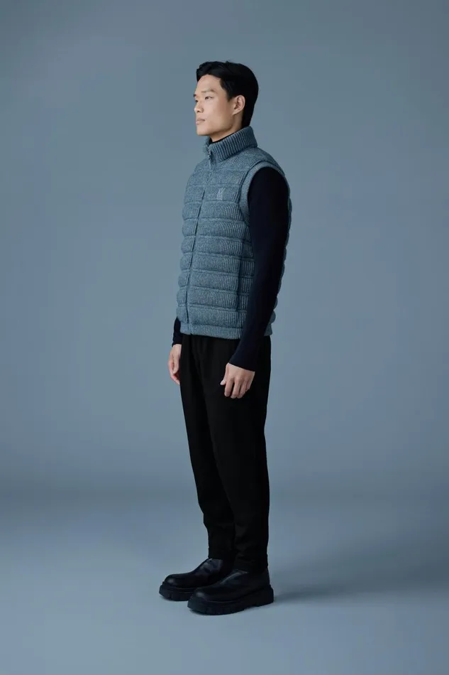 Light Down Jackets Men Mackage ALAN Cashmere Light Down Vest Cream Light Down Jackets Men Mackage ALAN Cashmere Light Down Vest Cream