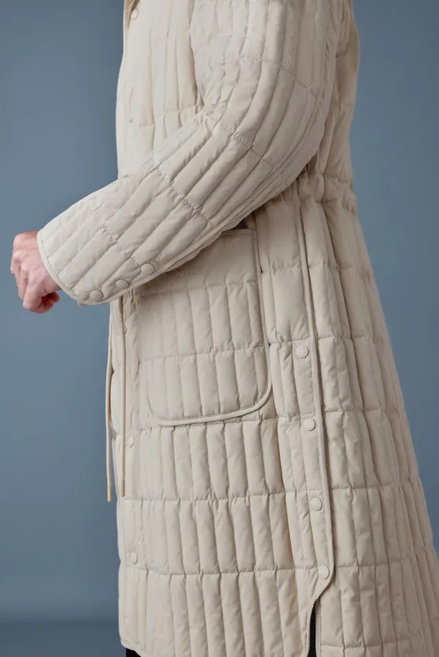 Light Down Jackets Men Mackage ASHER Light Down Vertical Quilted Coat Black