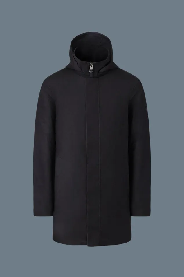 Light Down Jackets Men Mackage ROLAND 2in1 Down Parka With Hood Trench