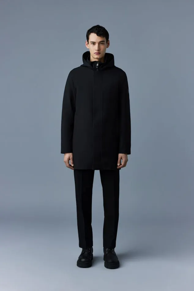 Light Down Jackets Men Mackage ROLAND 2in1 Down Parka With Hood Trench