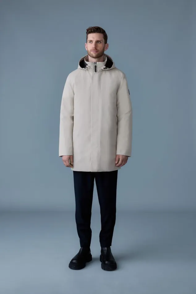 Light Down Jackets Men Mackage ROLAND 2in1 Down Parka With Hood Trench