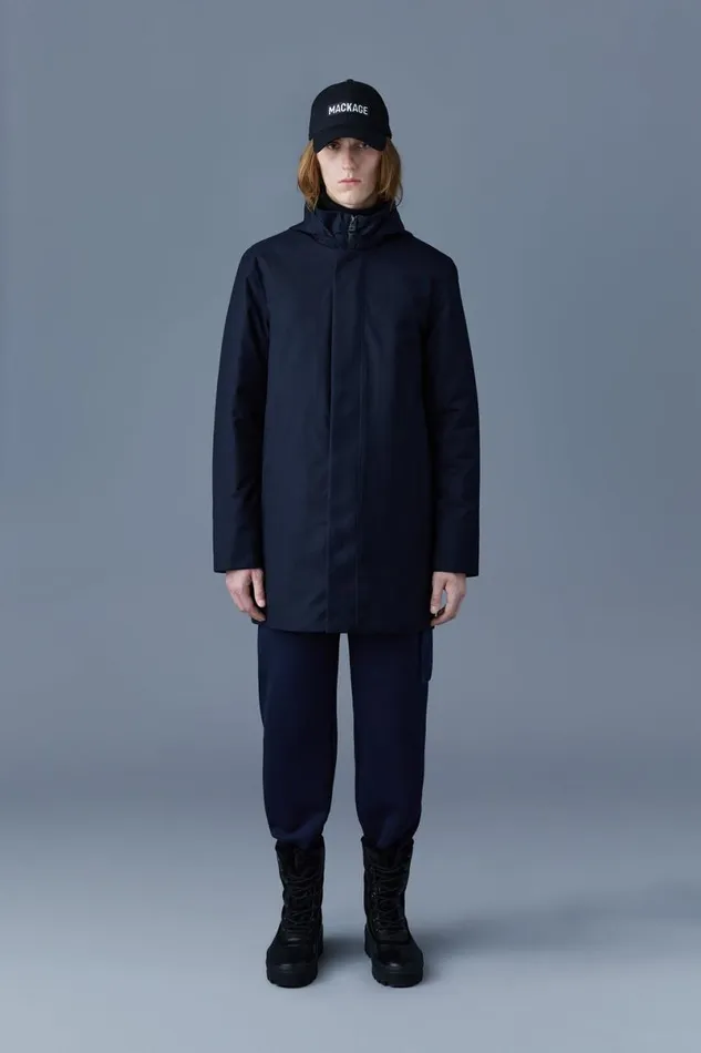 Light Down Jackets Men Mackage ROLAND 2in1 Down Parka With Hood Trench