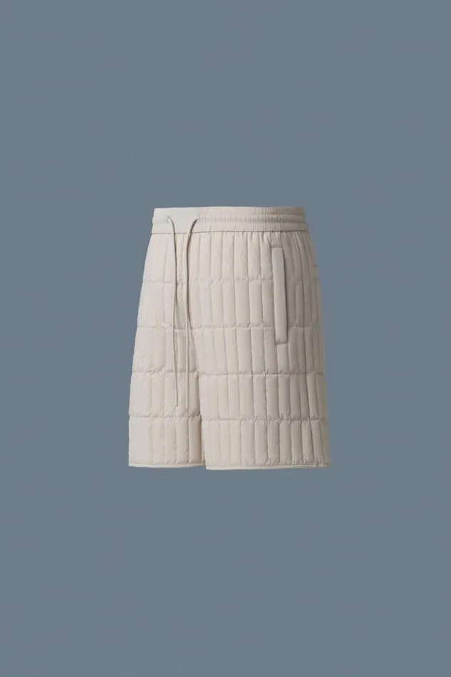 Light Down Jackets Men Mackage SEBASTIAN Vertical Quilted Shorts Trench