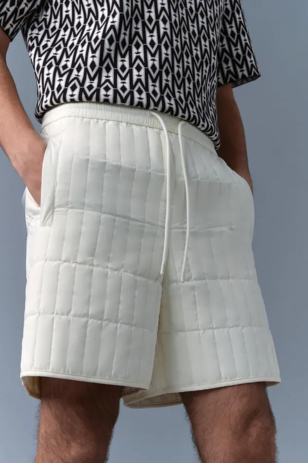 Light Down Jackets Men Mackage SEBASTIAN Vertical Quilted Shorts Trench