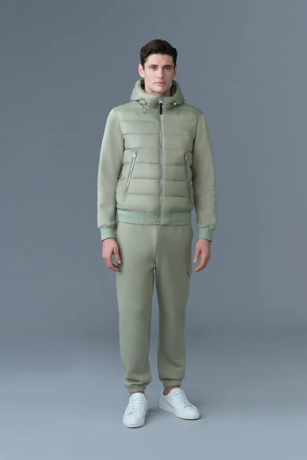 Light Jackets Men Mackage FRANKR Hybrid Jacket With Hood Trench