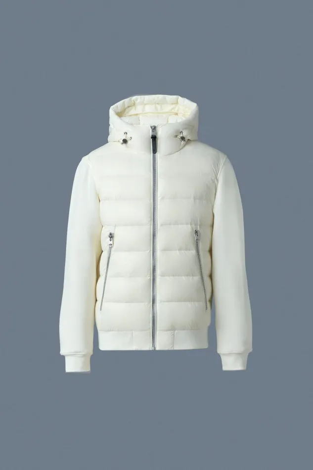 Light Jackets Men Mackage FRANKR Hybrid Jacket With Hood Trench