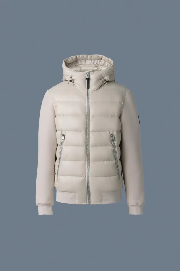 Light Jackets Men Mackage FRANKR Hybrid Jacket With Hood Trench