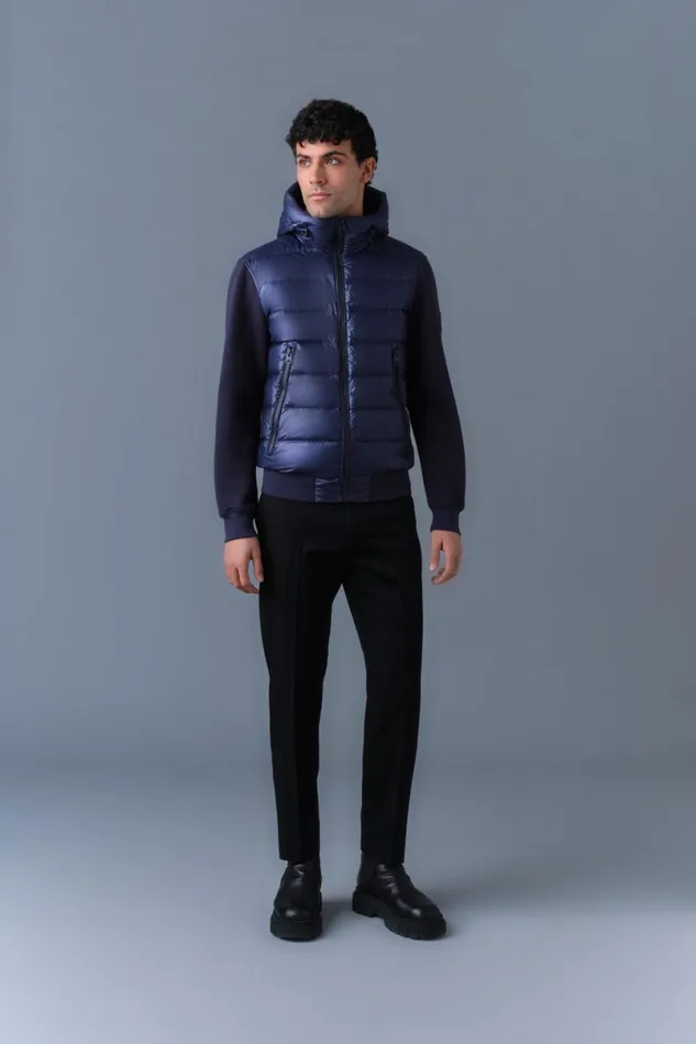Light Jackets Men Mackage FRANKR Hybrid Jacket With Hood Trench