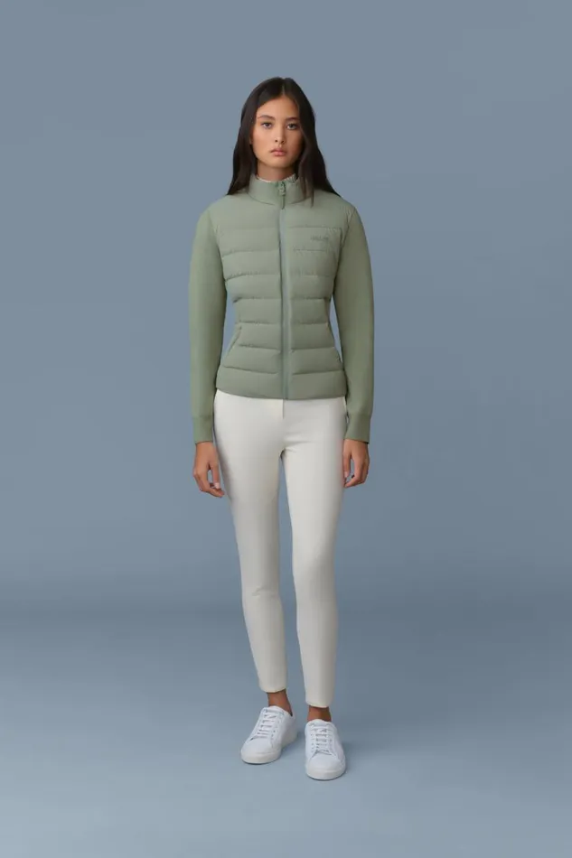 Light Jackets Women Mackage OCEANECITY Light Down Mixedmedia Jacket Cream Light Jackets Women Mackage OCEANECITY Light Down Mixedmedia Jacket Cream