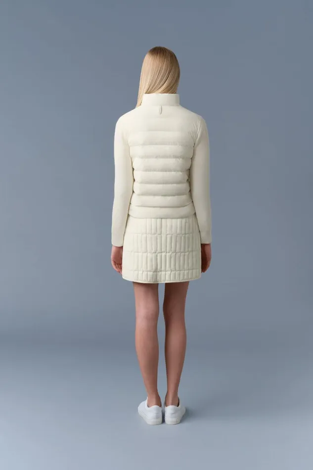 Light Jackets Women Mackage OCEANECITY Light Down Mixedmedia Jacket Cream Light Jackets Women Mackage OCEANECITY Light Down Mixedmedia Jacket Cream