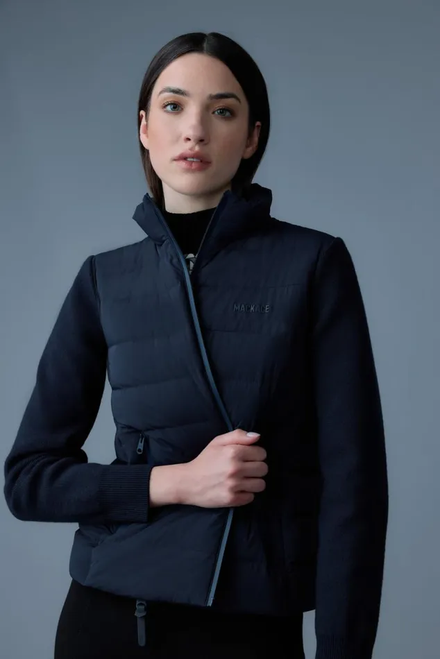 Light Jackets Women Mackage OCEANECITY Light Down Mixedmedia Jacket Cream Light Jackets Women Mackage OCEANECITY Light Down Mixedmedia Jacket Cream