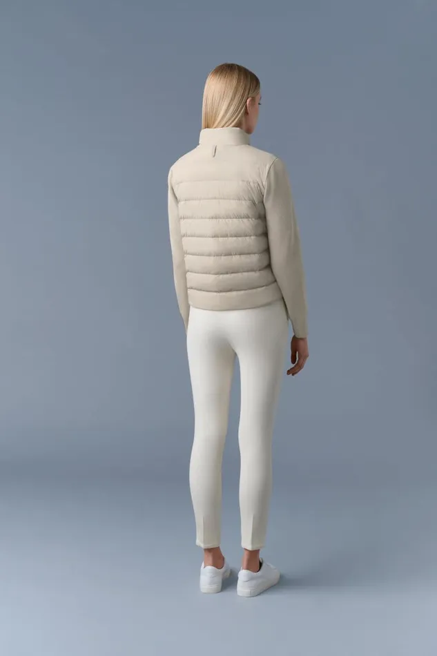 Light Jackets Women Mackage OCEANECITY Light Down Mixedmedia Jacket Cream Light Jackets Women Mackage OCEANECITY Light Down Mixedmedia Jacket Cream