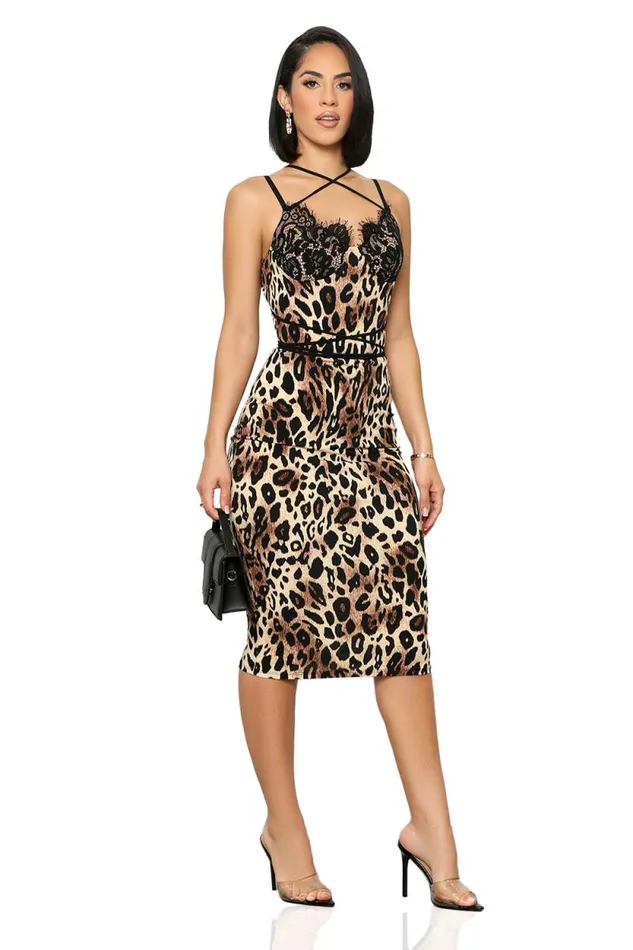 Lilly039s Kloset Dresses Women Lady In Leopard Dress