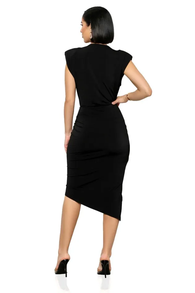 Lilly039s Kloset Dresses Women Out For The Night Midi Dress BlackFINAL SALE