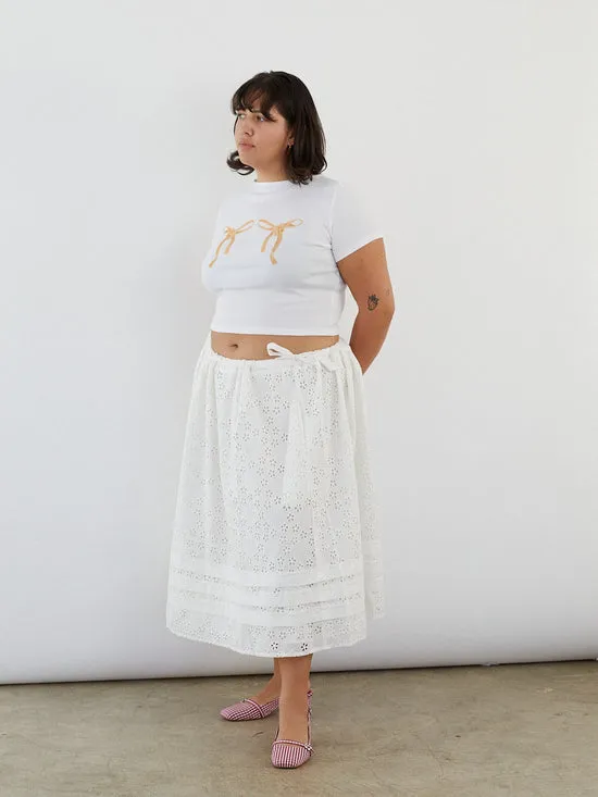 Lisa Says Gah Alex Tee Pasta Bows Women Tops