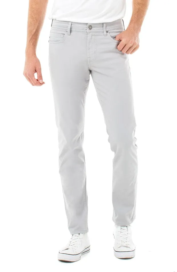 Liverpool Los Angeles KINGSTON MODERN STRAIGHT PEACHED COLORED TWILL Fog Men MODERN STRAIGHT