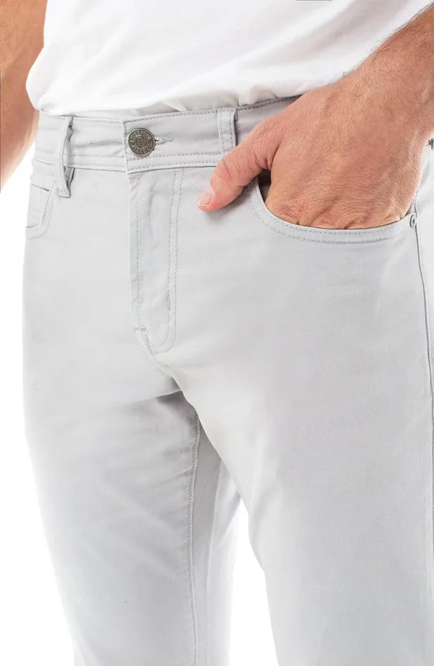Liverpool Los Angeles KINGSTON MODERN STRAIGHT PEACHED COLORED TWILL Fog Men MODERN STRAIGHT
