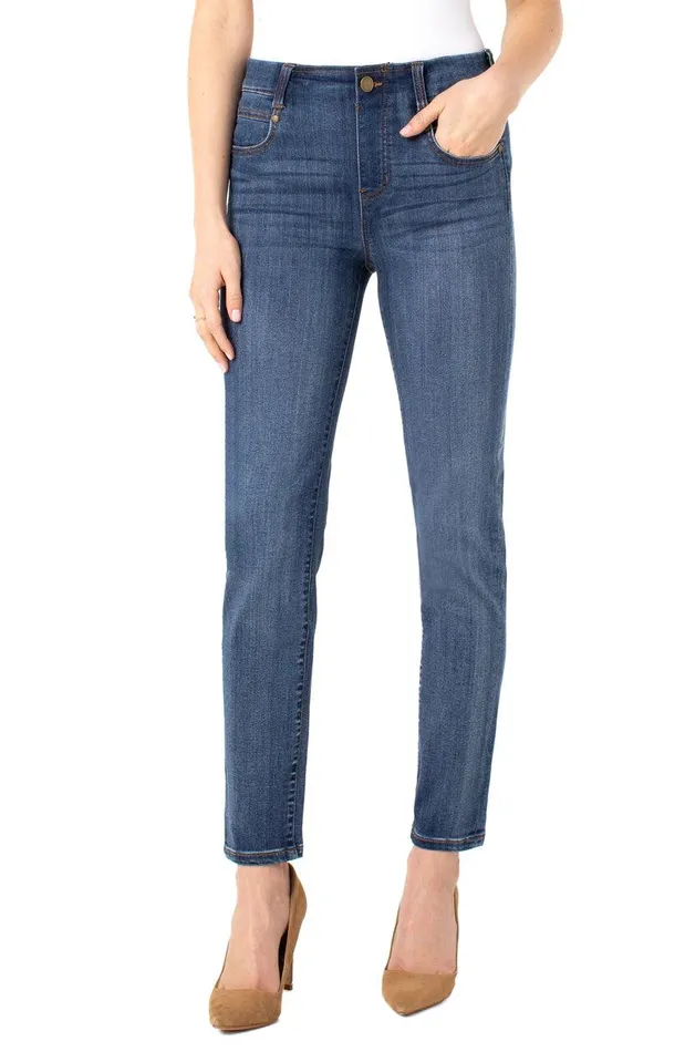 Liverpool Los Angeles THE GIA GLIDER SLIM HIGH PERFORMANCE DENIM ECO Victory Women SLIM