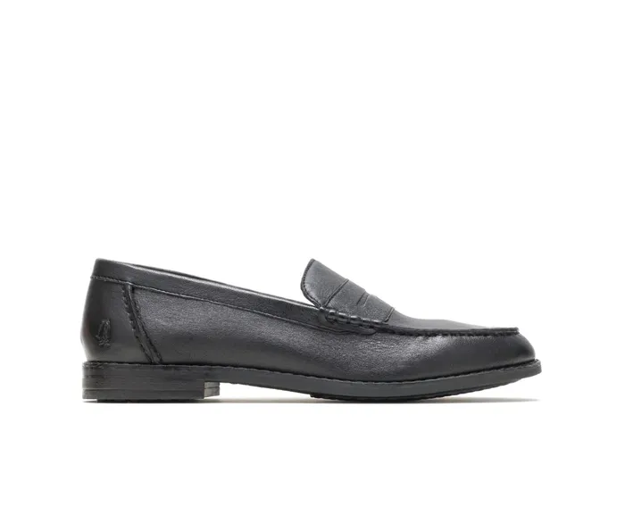 Loafers Wren Loafer Perfect Fit Black Leather Hush Puppies Women