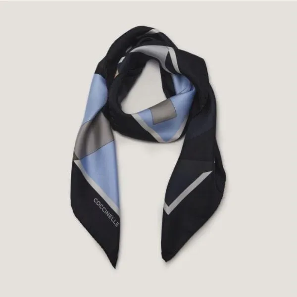 Logo Puzzle Multicnoir Women Coccinelle Scarves And Foulards Logo Puzzle Multicnoir Women Coccinelle Scarves And Foulards