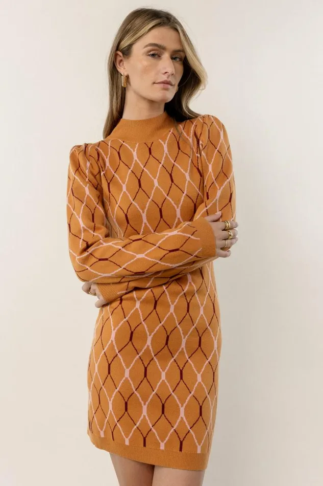 Lola Sweater Dress 8211 FINAL SALE Copper Women Bohme Sweaters
