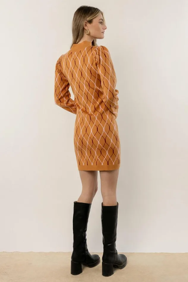 Lola Sweater Dress 8211 FINAL SALE Copper Women Bohme Sweaters
