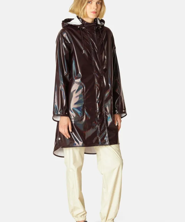 Long Raincoat 8211 Ganache Rainwear Ilse Jacobsen Raincoats