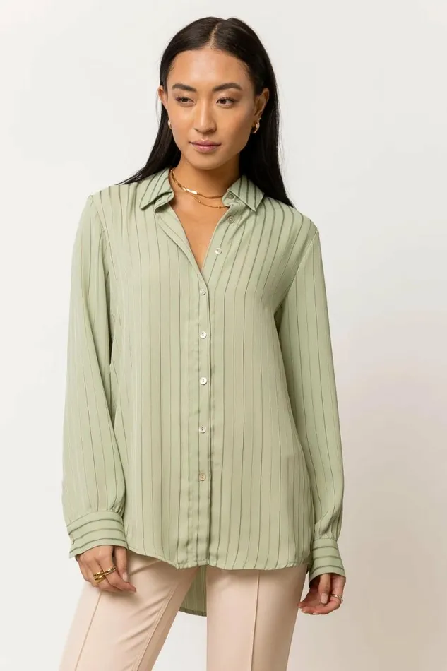 Loren Button Up In Teal 8211 FINAL SALE Teal Women Bohme Tops