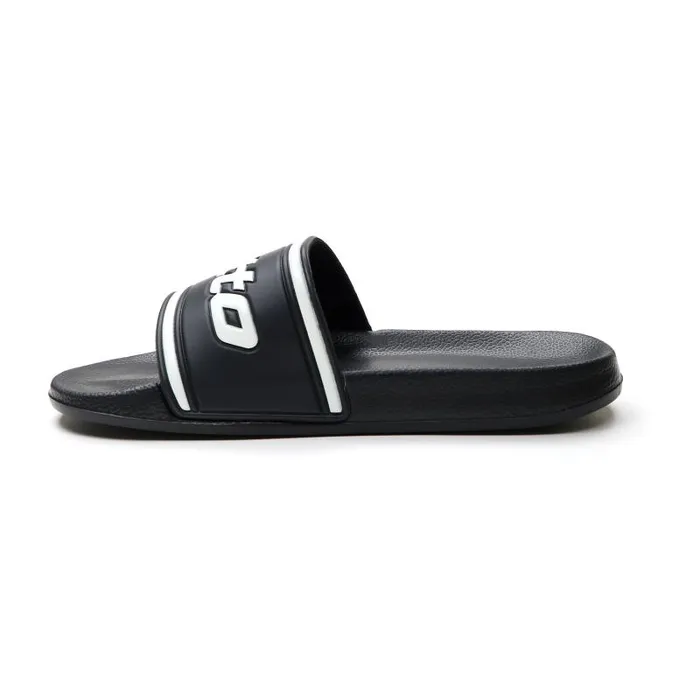 Lotto Sport FlipFlops And Slippers Man MIDWAY IV SLIDE All Blackall White Lotto Sport FlipFlops And Slippers Man MIDWAY IV SLIDE All Blackall White