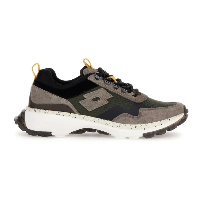 Lotto Sport Leggenda Man TOKYO FUJI Grape Leafwarm Gray 11uall Black