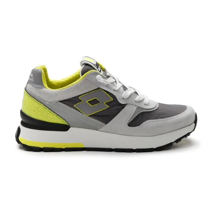 Lotto Sport Leggenda Man TOKYO GINZA CRACK Cool Gray 10umushroom Grayacacia Green