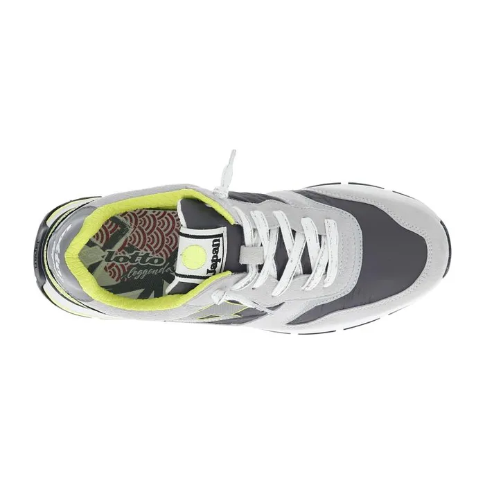 Lotto Sport Leggenda Man TOKYO GINZA CRACK Cool Gray 10umushroom Grayacacia Green