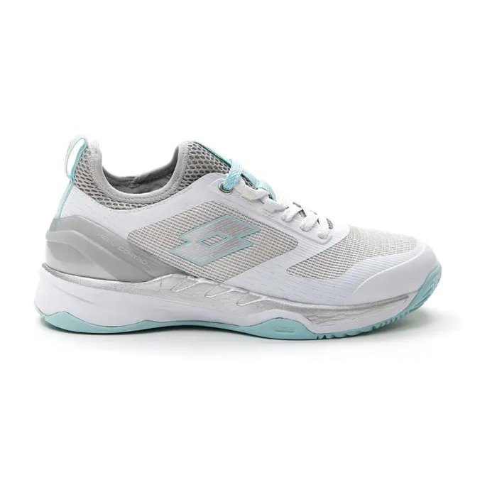 Lotto Sport Shoes ManWoman MIRAGE 200 CLY W All Whitesilver Metal 2blue Paradise