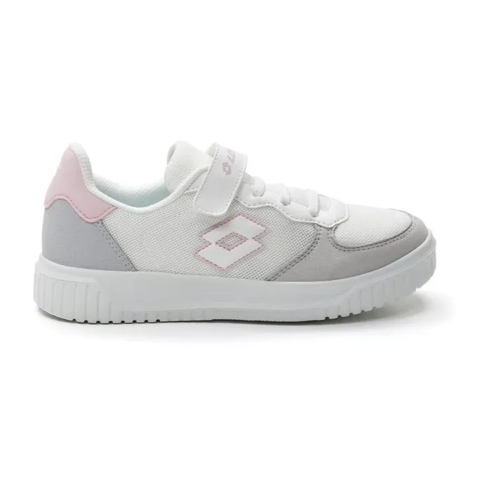 Lotto Sport Sneakers Kids VENUS 1 AMF CL S Whitelight Lilacmushroom Gray