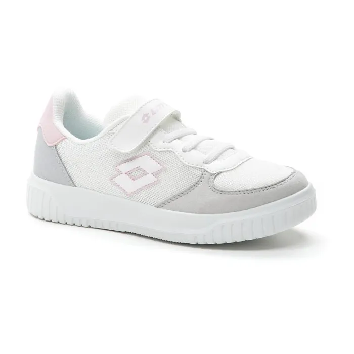 Lotto Sport Sneakers Kids VENUS 1 AMF CL S Whitelight Lilacmushroom Gray