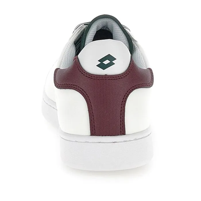 Lotto Sport Sneakers Man 1973 AMF EVO VII Whitetrekking Greenwindsor Wine Lotto Sport Sneakers Man 1973 AMF EVO VII Whitetrekking Greenwindsor Wine