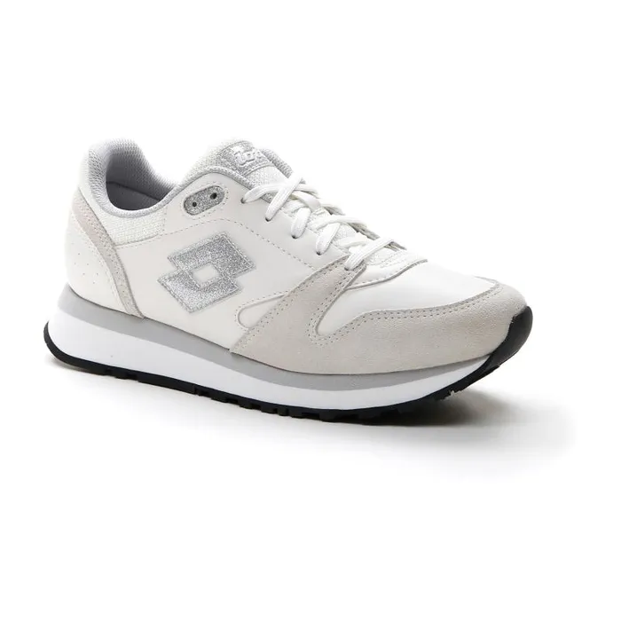 Lotto Sport Sneakers Woman TRAINER WEDGE III W Whitesilver Metal 2 Lotto Sport Sneakers Woman TRAINER WEDGE III W Whitesilver Metal 2