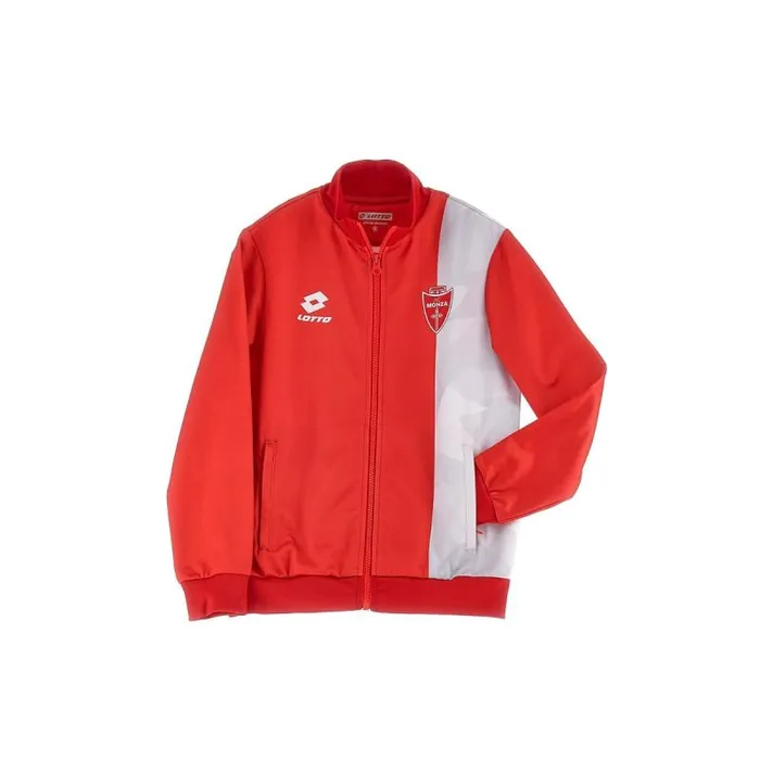 Lotto Sport Soccer Kids MONZA 23 PRE GARA SWEAT FZ JR Flame Red