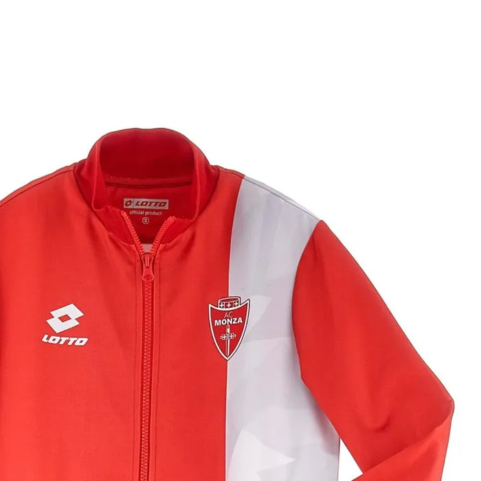 Lotto Sport Soccer Kids MONZA 23 PRE GARA SWEAT FZ JR Flame Red Lotto Sport Soccer Kids MONZA 23 PRE GARA SWEAT FZ JR Flame Red