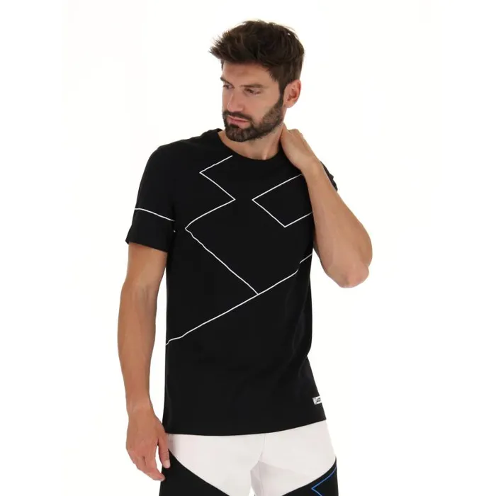 Lotto Sport TShirts Man LOGO VII TEE 2 All Black